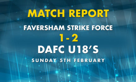 Match Report – Faversham Strike Force 1 – 2 DAFC U18s